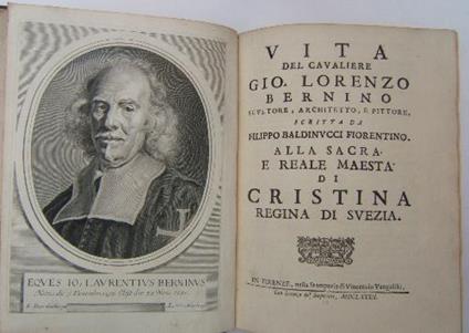Vita del Cavaliere Gio. Lorenzo Bernino scultore, architetto, e pittore… - Filippo Baldinucci - copertina