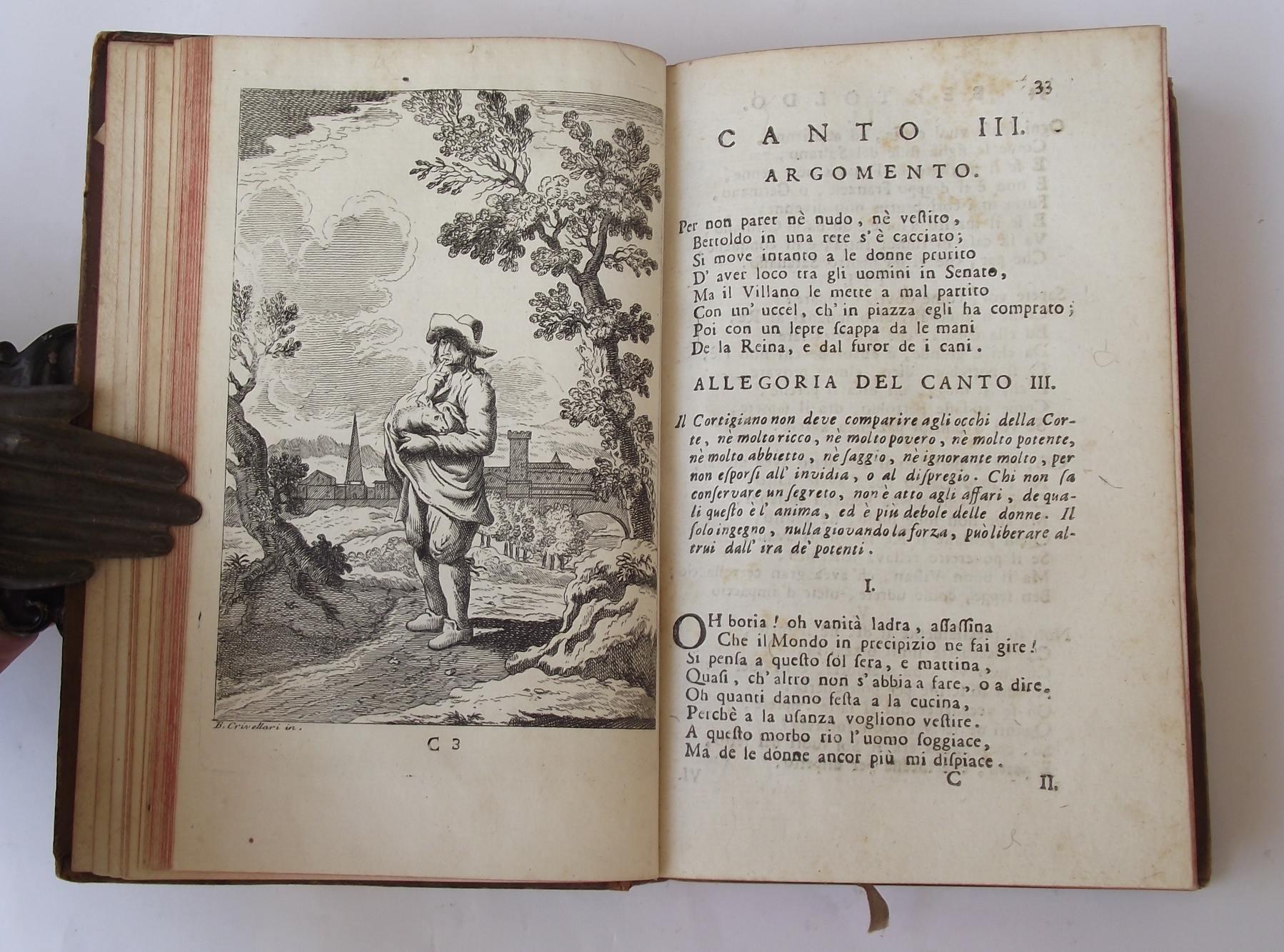 Bertoldo Bertoldino e Cacasenno in ottava rima con argomenti, allegorie