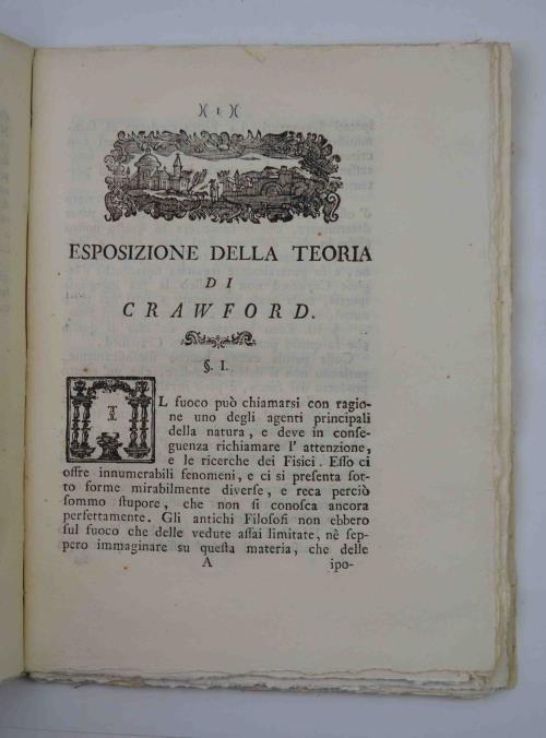 Esame della teoria del calore del celebre inglese Crawford con alcune nuove congetture sopra la medesima materia… - copertina