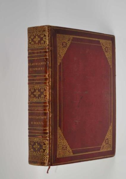 Opera, quae exstant, omnia, ad membranarum veterum fidem castigata Cum notis integris Martini Antonii Delrii, Stephani Claverii, et Thomae Dempsteri, auctioribus Nicolai Heinsii, & ineditis Petri Burmanni Accedit sylloge variantium lectionum ex ingen - Claudio Claudiano - copertina