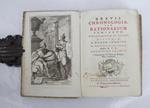 Brevis chronologia seu Rationarium temporum ecclesiasticae ac civilis historiae