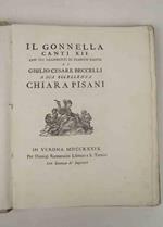 Il Gonnalla. Canti XII con gli argomenti di ciascun canto