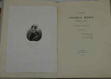 Alla memoria di Angiola Maria marchesa Landi nata Grimaldi-Granata, - Ferdinando Landi - copertina