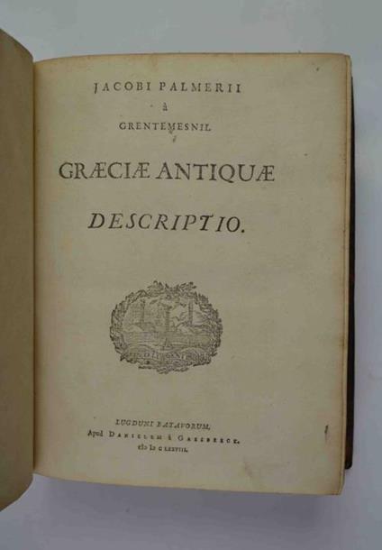 Graeciae antiquae descriptio. - copertina