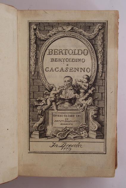 Bertoldo Bertoldino e Cacasenno… - G. Cesare Croce - copertina