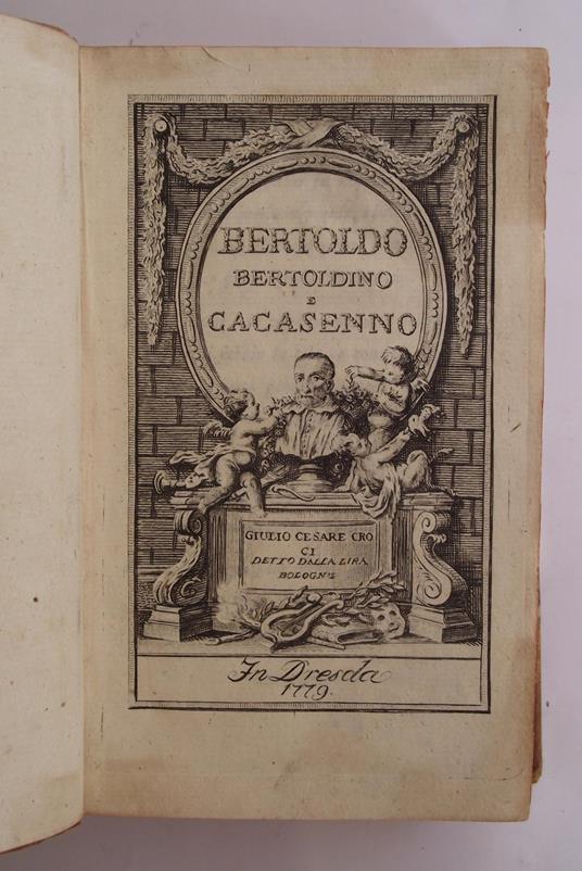 Bertoldo Bertoldino e Cacasenno… - G. Cesare Croce - copertina