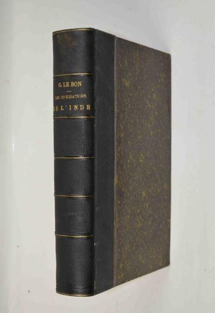 Les civilizations de l'Inde - Gustave Le Bon - copertina
