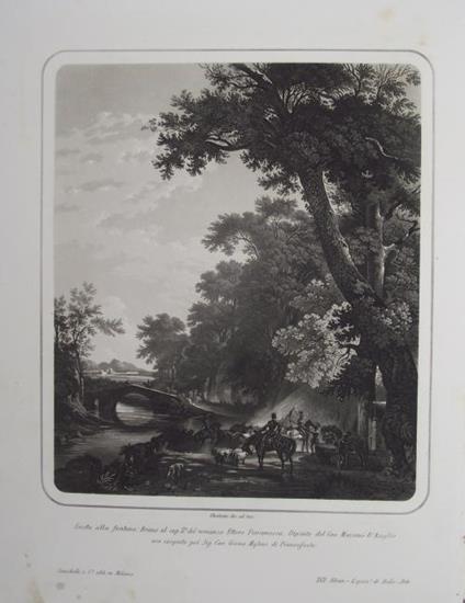 Album Esposizione di Belle Arti in Milano e Venezia. 1855, anno XVII - copertina