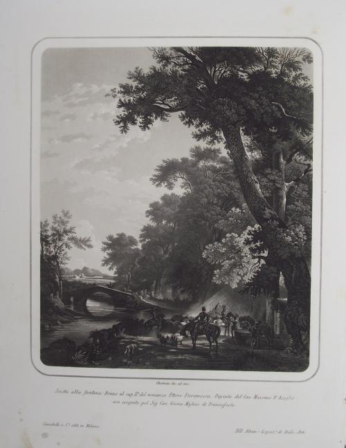 Album Esposizione di Belle Arti in Milano e Venezia. 1855, anno XVII - copertina