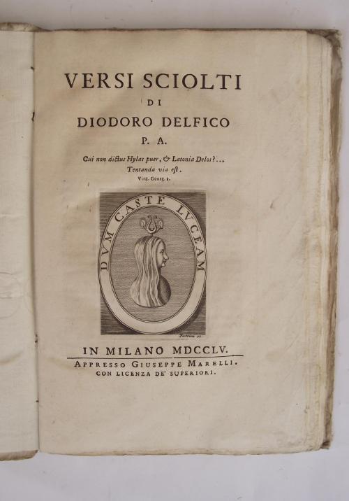 Versi sciolti. - copertina