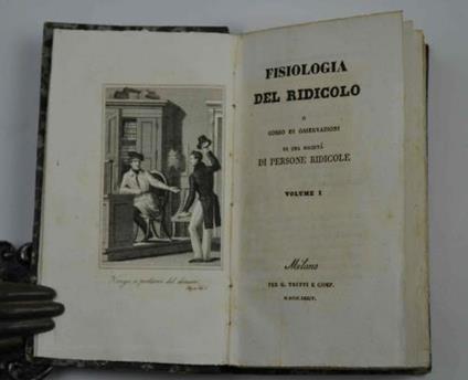 Fisiologia del ridicolo, o corso di osservazioni di una societa di persone ridicolo - copertina