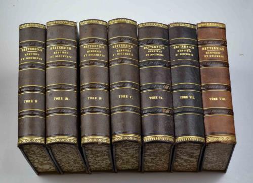 Mémoires, documents et écrits divers laissés par le prince de Metternich, chancelier de cour et d'État, publiés par son fils, le prince Richard de Metternich, classés et réunis par M. A. de Klinkowstroem - Klemens von Metternich - copertina