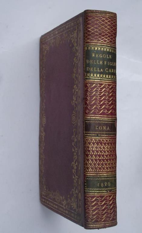 Istituto ossia regole e costituzioni generali della congregazione delle figlie di carità sotto la protezione di S. Vincenzo de' Paoli - copertina