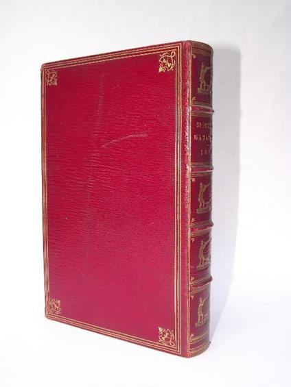 The sporting magazine or monthly calendar of the transactions of the Turf the Chase and Every other diversion interesting to the Man of pleasure enterprise & spirit. Vol. XXI Second Series - copertina