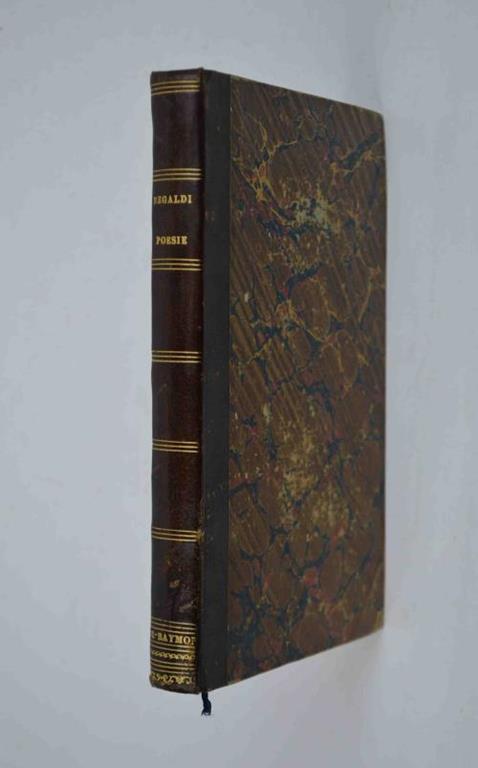 Canti lirici editi ed inediti improvvisati - Giuseppe Regaldi - copertina