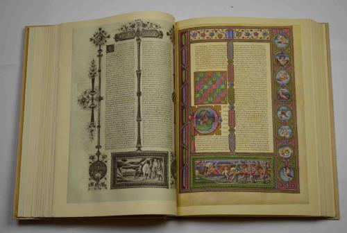 La Bibbia di Borso d'Este riprodotta integralmente per mandato di Giovanni Treccani con documenti e studio storico-artistico di Adolfo Venturi - copertina