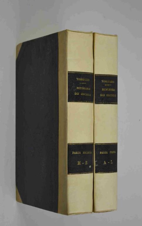 Nuovo dizionario dei sinonimi della lingua italiana. - Niccolò Tommaseo - copertina