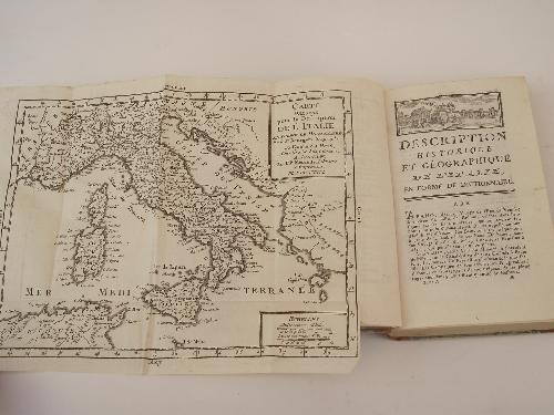 Description historique de l'Italie, en forme de dictionnaire. Par M. de L.M. de l'Academie de S.Luc à Rome - copertina