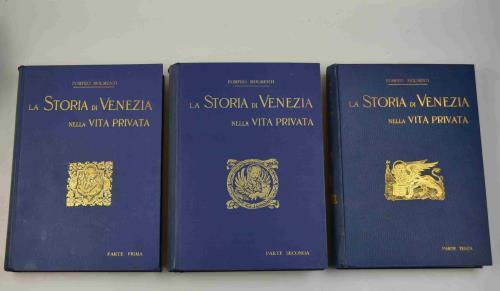La storia di Venezia nella vita privata - Pompeo Molmenti - copertina
