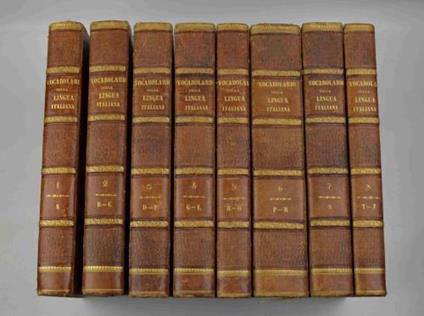 Vocabolario universale della lingua italiana. Edizione eseguita su quella del Tramater di Napoli con giunte e correzioni per cura del Pr. Bernardo Bellini, prof. Don Gaetano Codogni, Antonio Mainardi, ecc. ecc - copertina