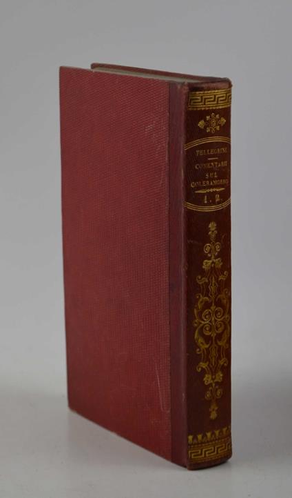 Commentarii sul coleramorbo gangeo. - Federico Pellegrini - copertina