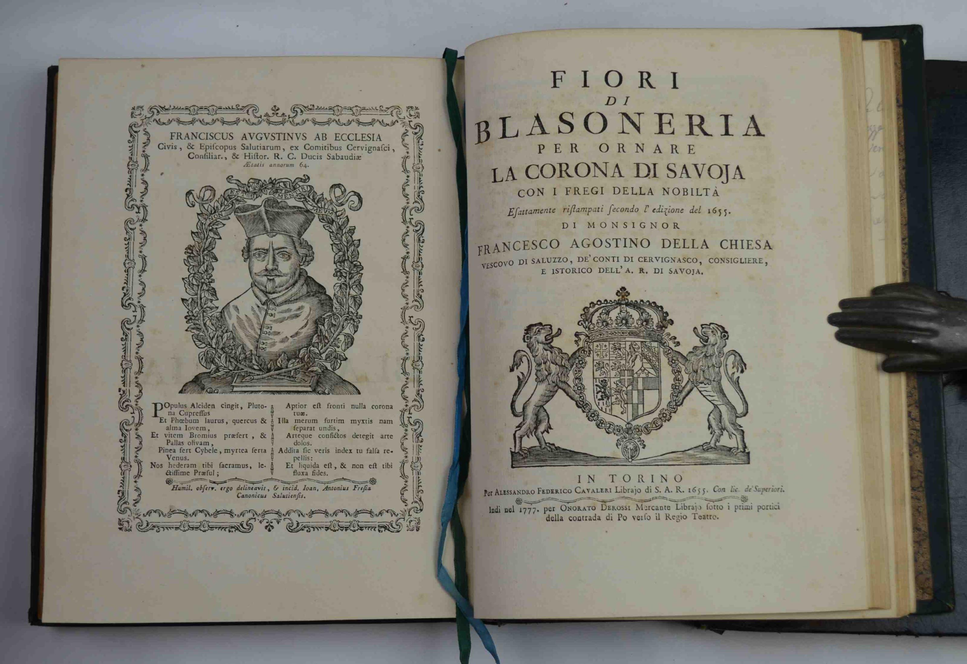Corona Reale di Savoia o sia Relatione delle Provincie, e titoli ad essa appartenenti, esattamente stampata secondo l'edizione degli anni 1655. e 1657