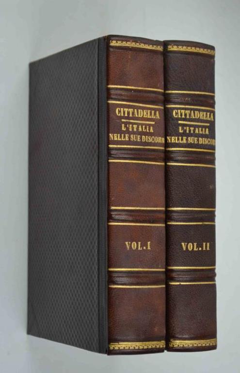 L' Italia nelle sue discordie. Studj storici - Giovanni Cittadella - copertina