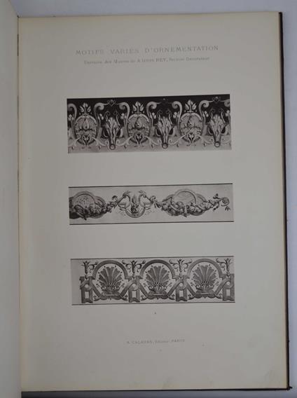 Choix de compositions diverses et motifs variés d'ornamentation. Extraits des oeuvres de A. Louis Rey peintre décorateur - copertina