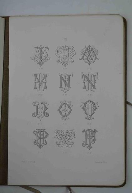 Collection complète de Chiffres et Monogrammes - H. Renoir - copertina