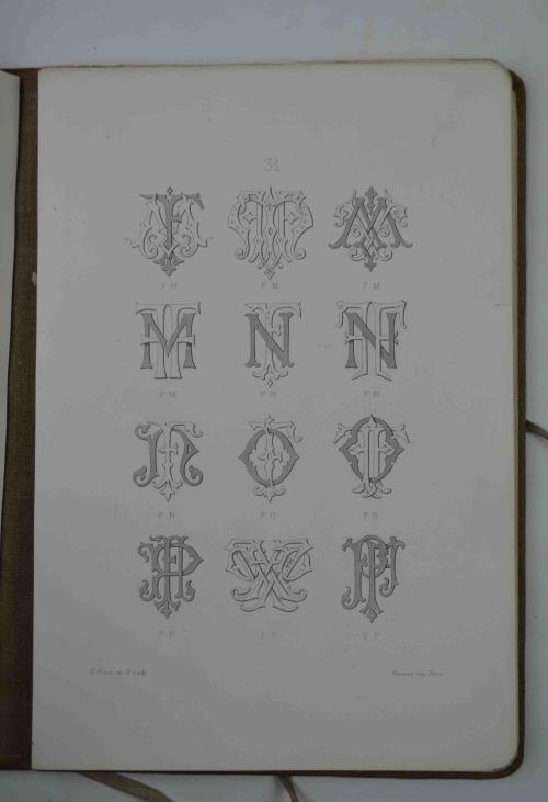 Collection complète de Chiffres et Monogrammes - H. Renoir - copertina