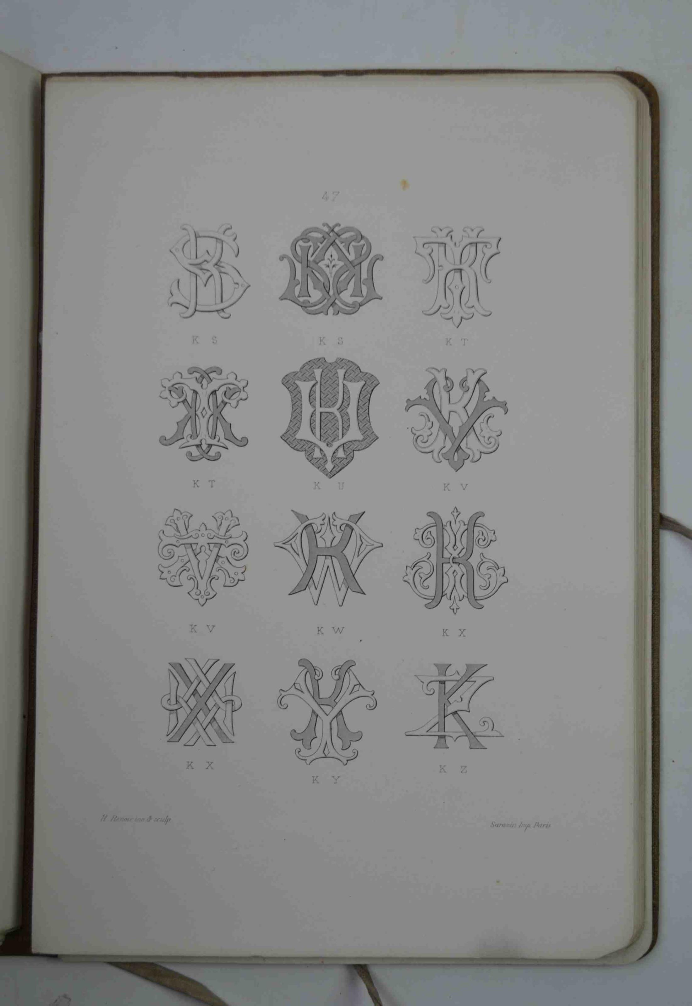Collection complète de Chiffres et Monogrammes