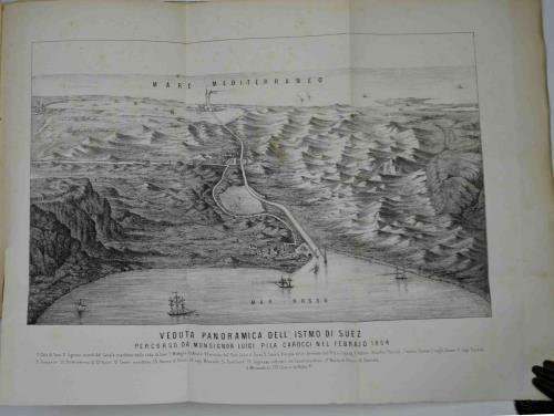 L' istmo di Suez. Ragionamento letto in due tornate nel giorni 7 e 21 agosto 1864 nell'Accademia dei Quiriti… - copertina