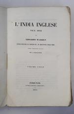 L' india inglese nel 1843. Prima traduzione italiana di C. Sabattini