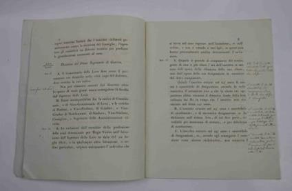 Raccolta di decisioni in materia di leva militare date dal Primo Segretario di Guerra e approvate da S.M - copertina