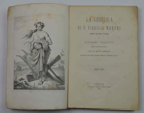 La Georgica di P. Virgilio Marone ridotta in prosa italiana da Giovanni Paoletti - Publio Virgilio Marone - copertina