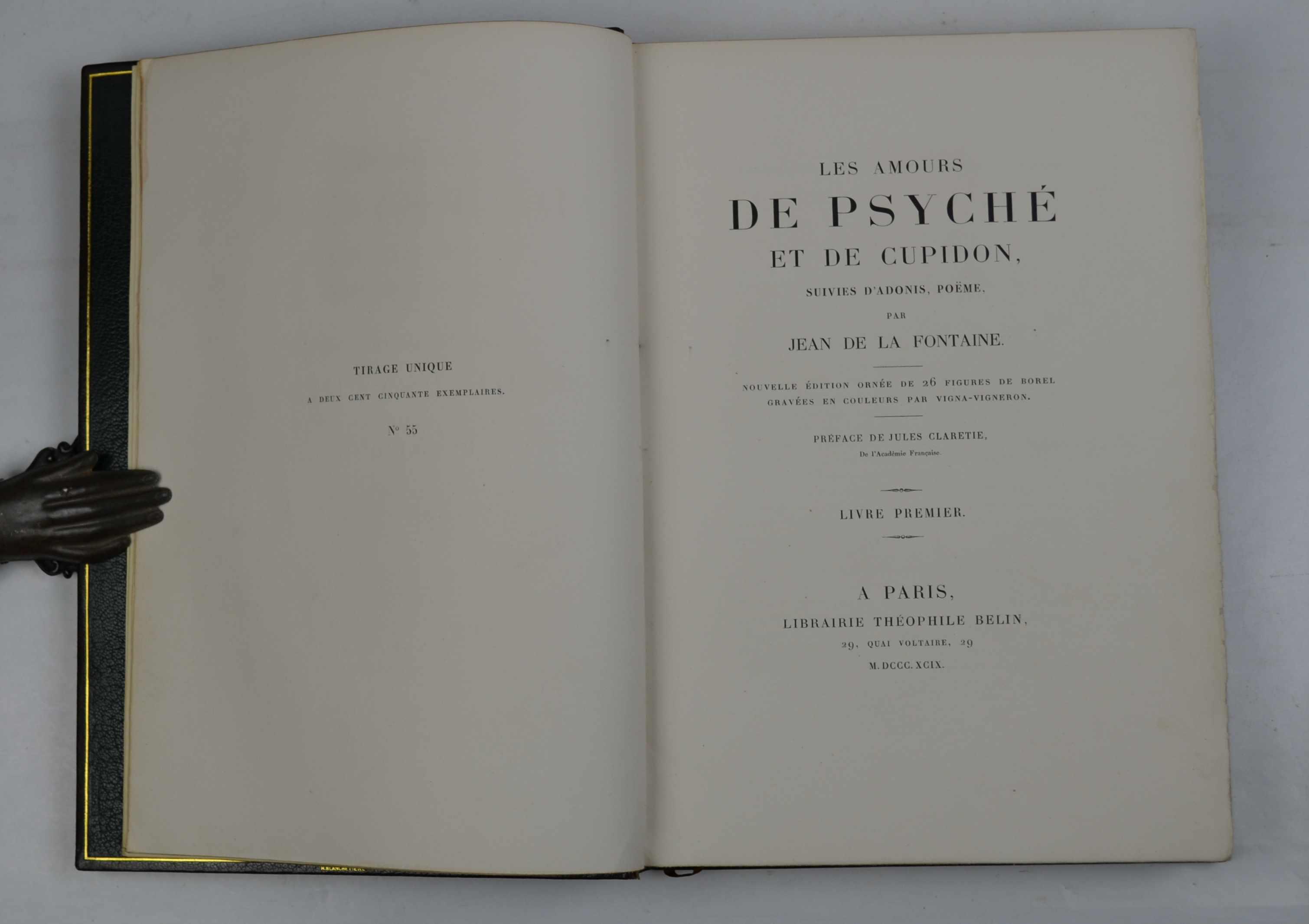 Les amours de Psyché et de Cupidon suivies d'adonis Nouvelle édition Préface de Jules Claretie