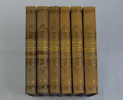 Storia delle repubbliche italiane dei secoli di mezzo. - copertina