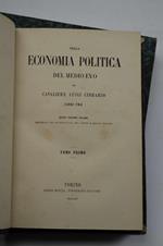 Della economia politica nel Medio Evo… Quinta edizione italiana emendata ed accresciuta…