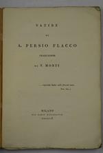 Satire… traduzione di V. Monti