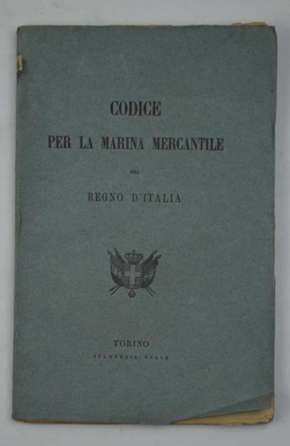 Codice per la marina mercantile - copertina