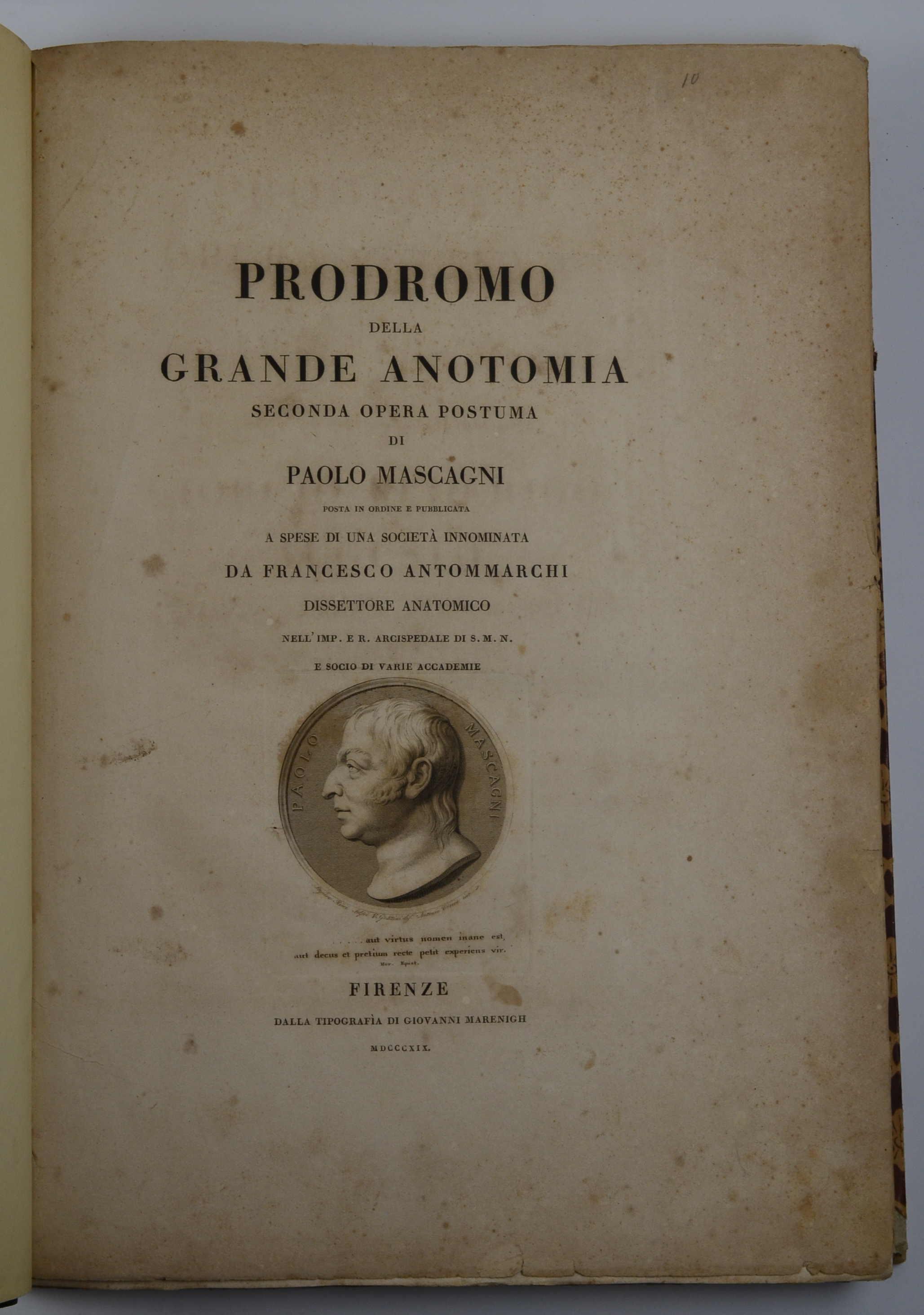 Prodromo della Grande Anatomia..