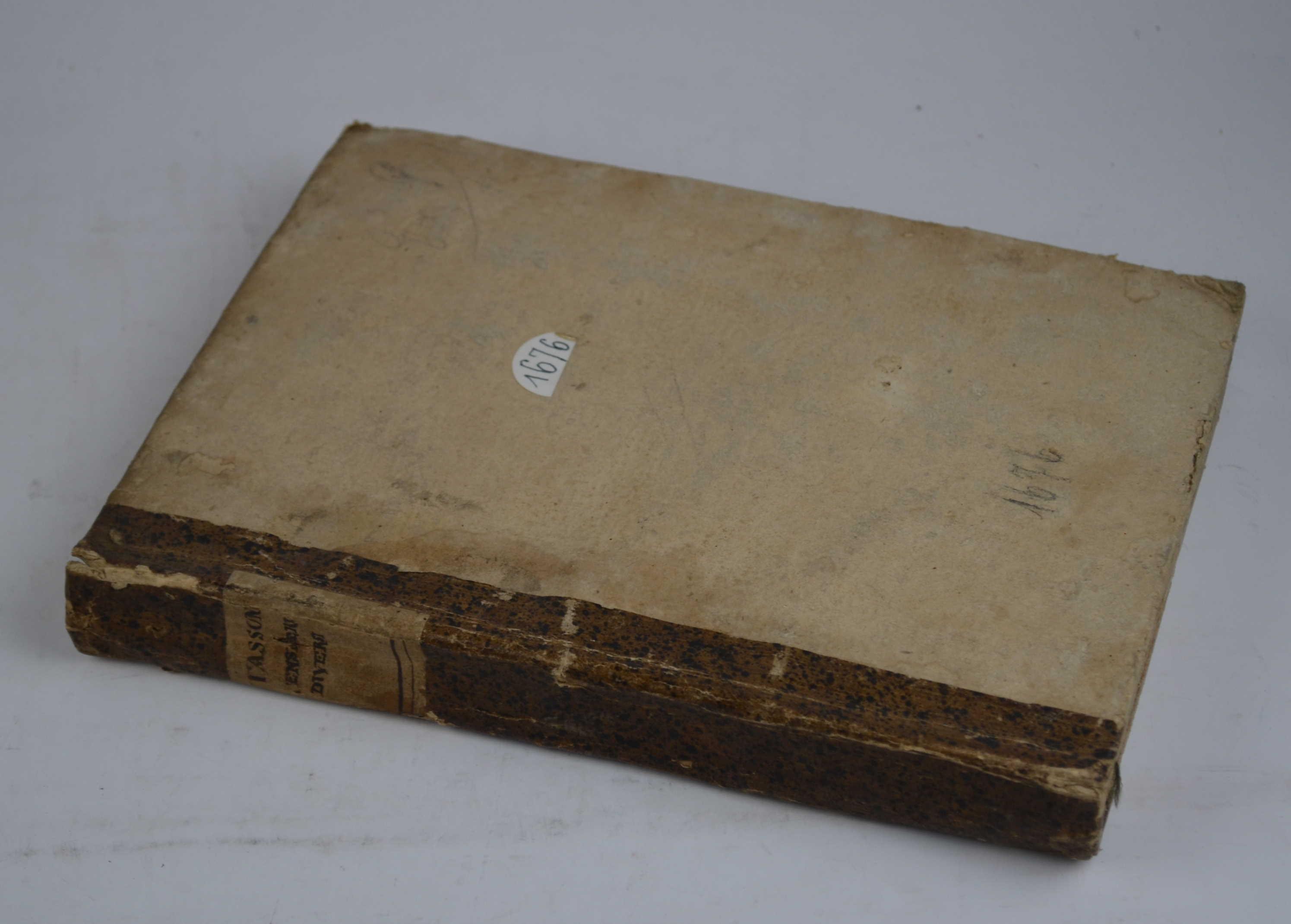 De' pensieri diversi Libri dieci. Corretti, ampliati, e arricchiti in questa ultima impressione per tutto dall'Autore di nuove curiosità. Ne' quali per via di Quesiti con nuovi fondamenti, e ragioni si trattano le più curiose materie naturali, mor