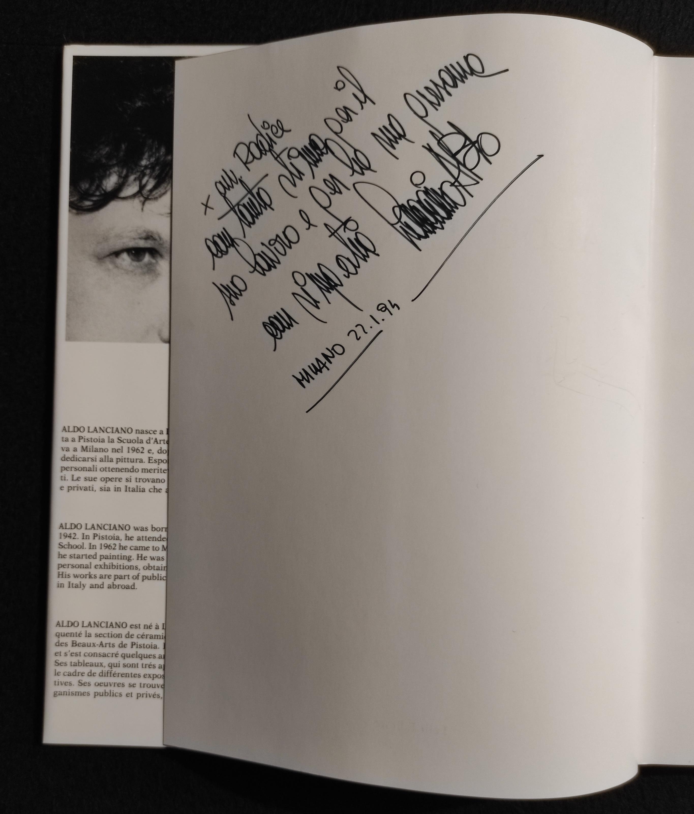 Aldo Lanciano - P. Levi - Ed. Lalli - 1993 - Dedica + Serigrafia+Auto