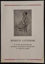 Ritratti Letterari - Palazzeschi, Montale, Carrà - R. Franchi - 1994