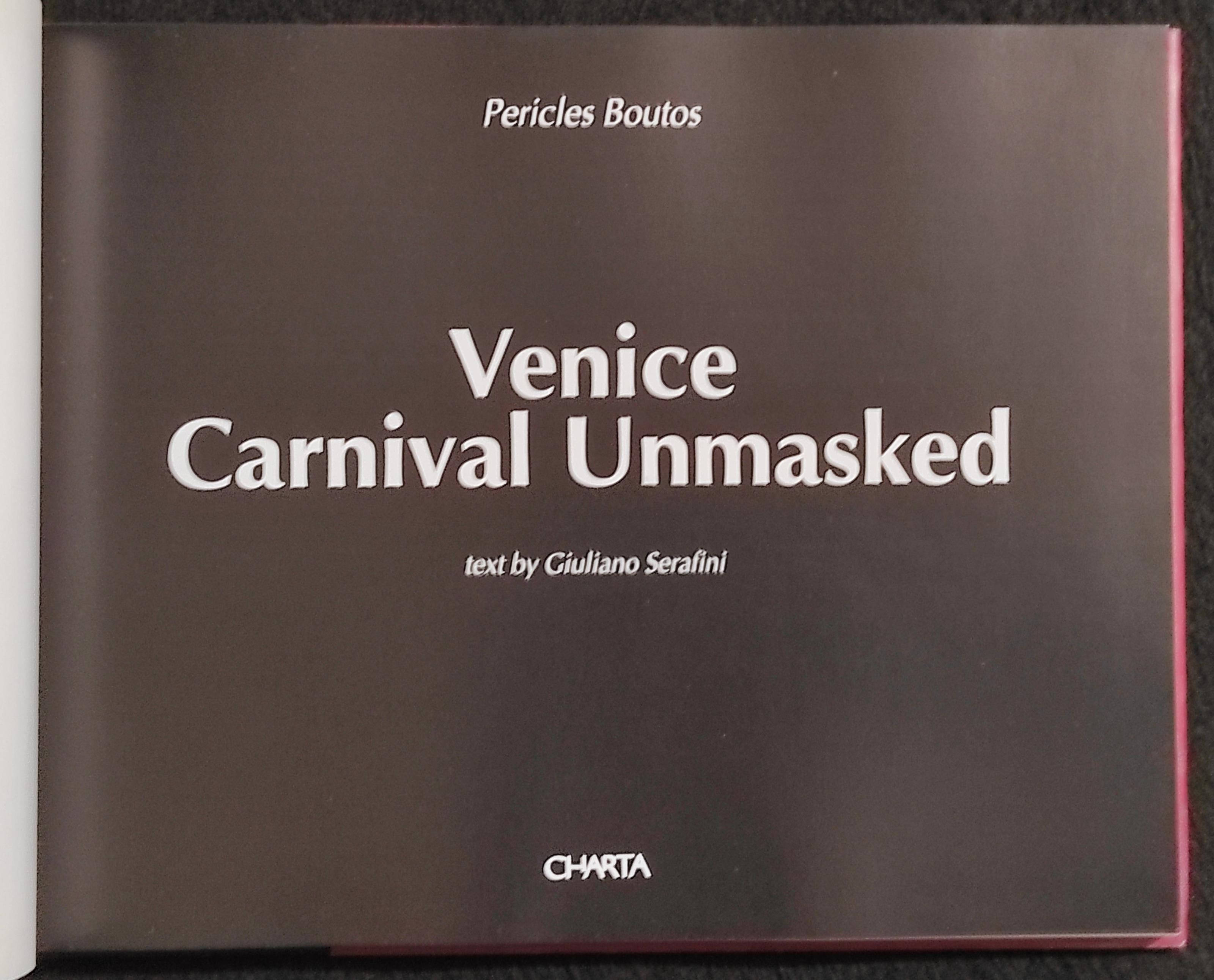 Venice-Carnival Unmasked - Pericles Boutos - Charta - 1998