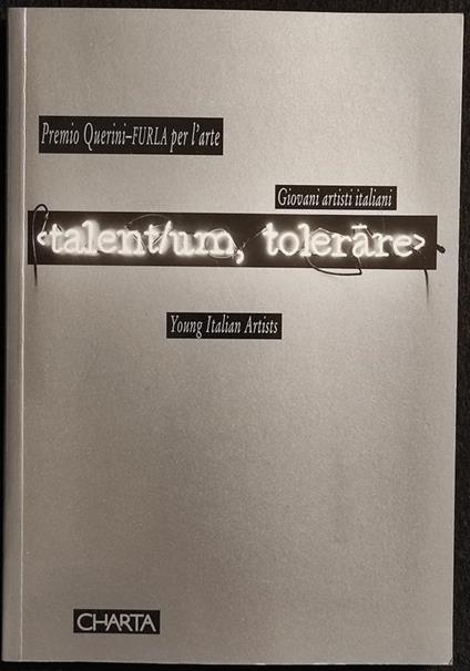 Talent/Um Toleràre - Giovani Artisti Italiani - Charta - 2000 - copertina