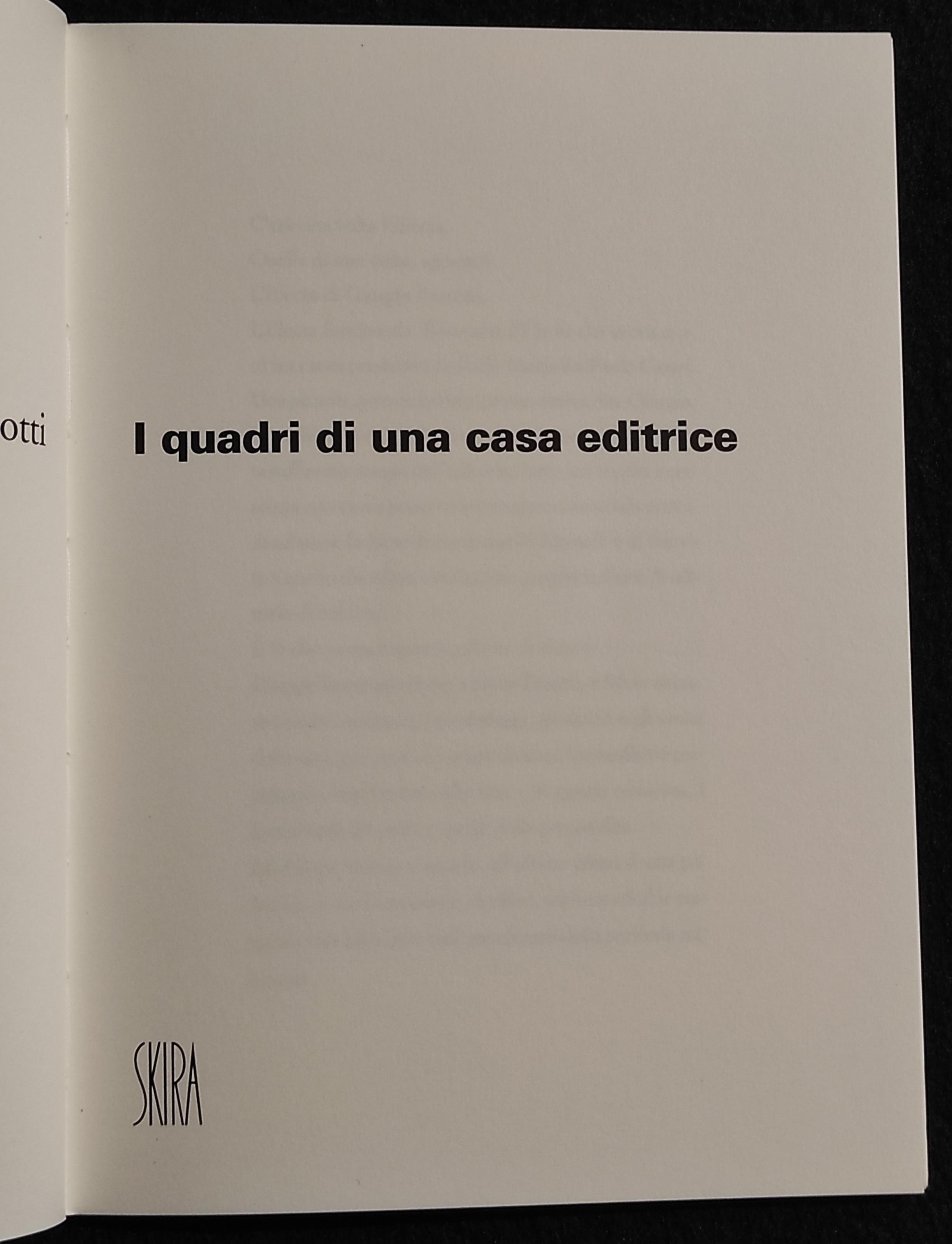 I Quadri di una Casa Editrice - Silvio Pasotti - Skira - 2000