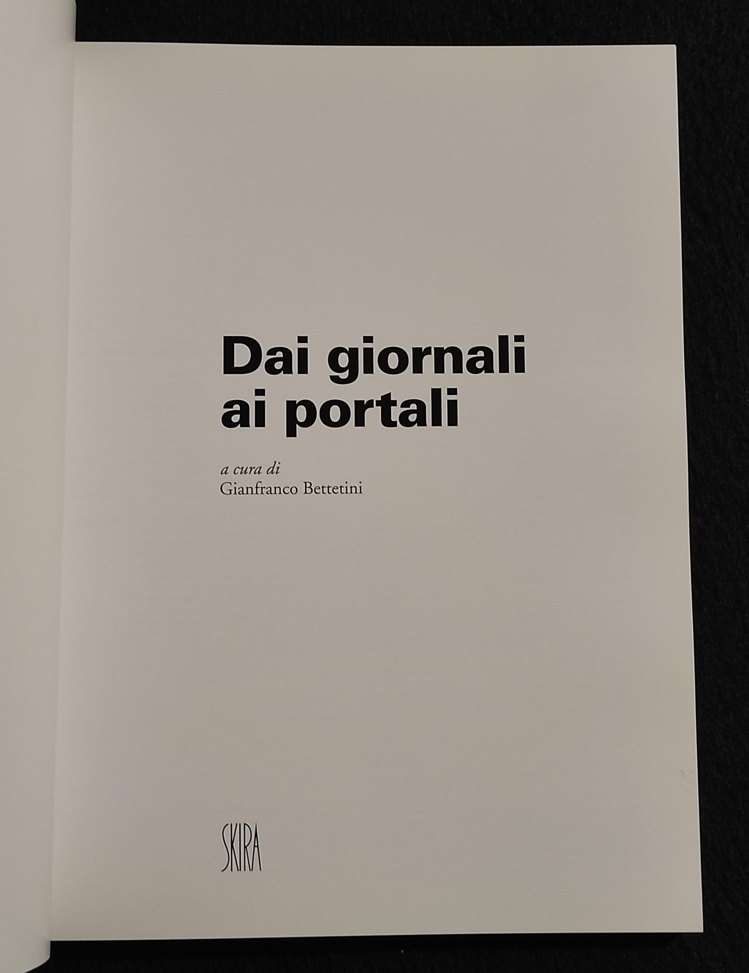 Dai Giornali ai Portali - G. Bettetini - Ed. Skira - 2001
