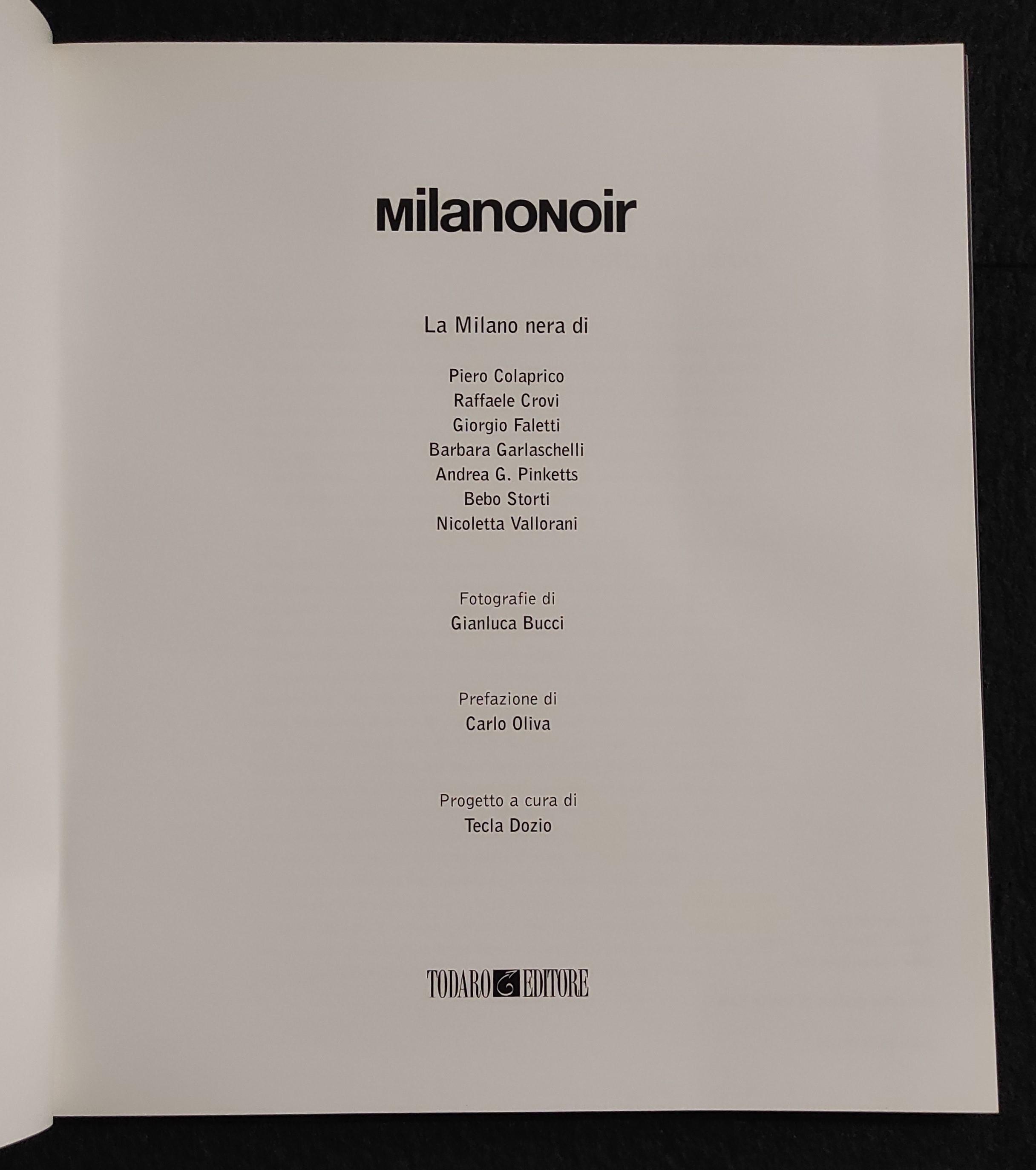 Milano Noir - La Milano Nera - Ed. Todaro - 2004 - con CD