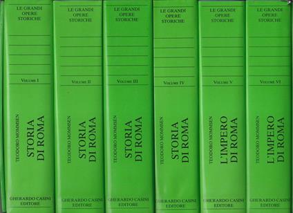 Storia di Roma - L'Impero di Roma - Theodor Mommsen - copertina